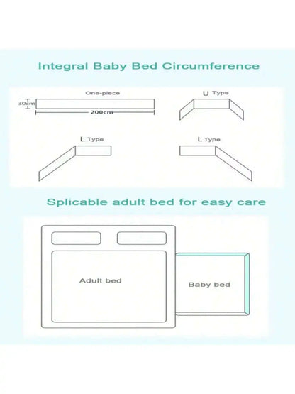 Pare-chocs de Lit Tressé en Coton pour Bébé - Sécurité et Confort