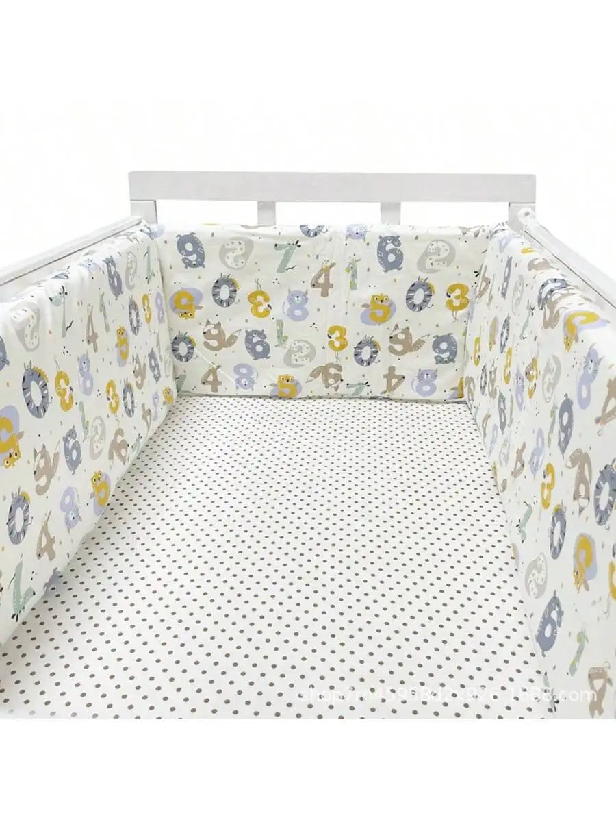 Pare-chocs de Lit Tressé en Coton pour Bébé - Sécurité et Confort