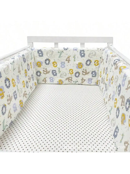 Pare-chocs de Lit Tressé en Coton pour Bébé - Sécurité et Confort