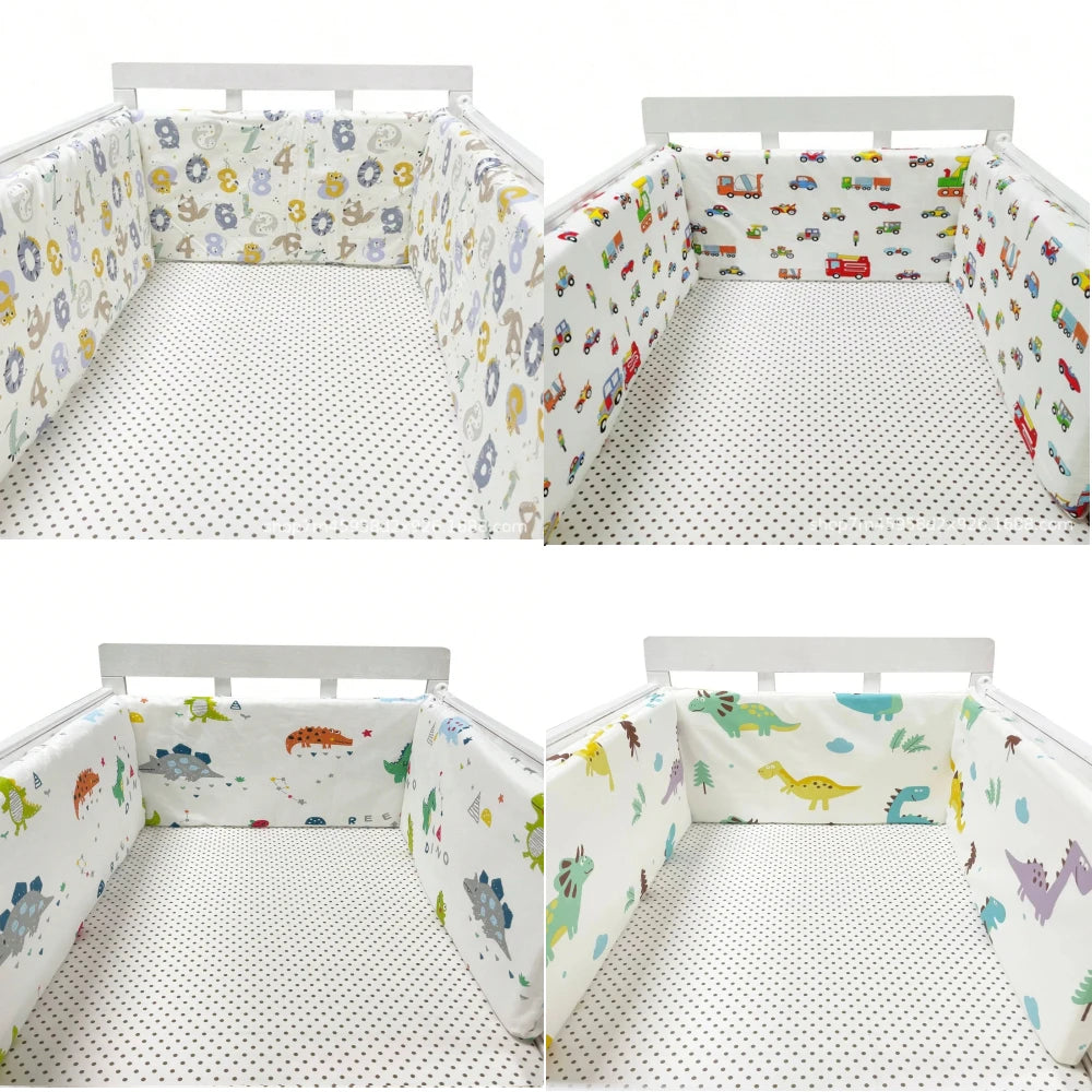 Pare-chocs de Lit Tressé en Coton pour Bébé - Sécurité et Confort