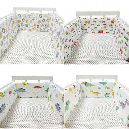 Pare-chocs de Lit Tressé en Coton pour Bébé - Sécurité et Confort