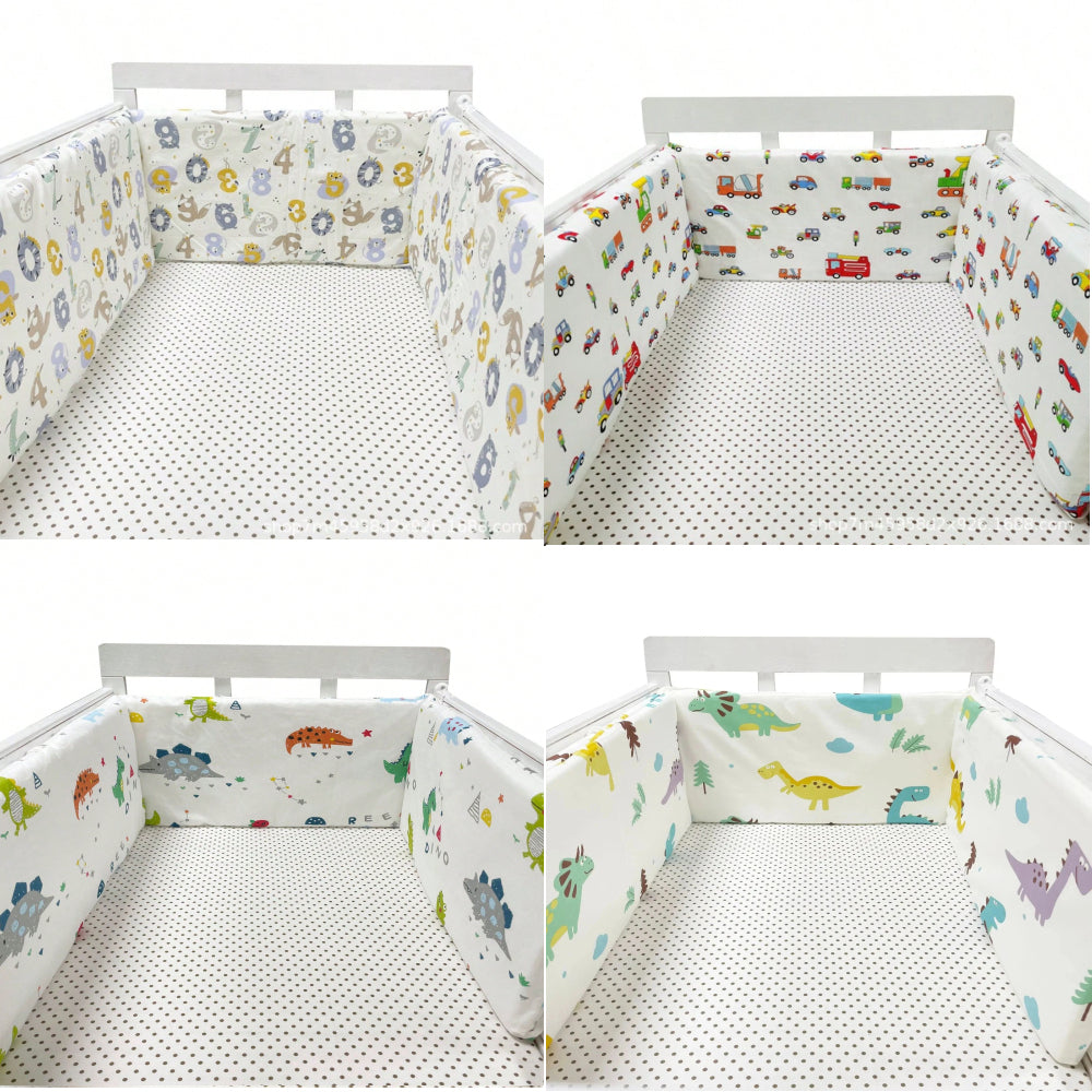 Pare-chocs de Lit Tressé en Coton pour Bébé - Sécurité et Confort