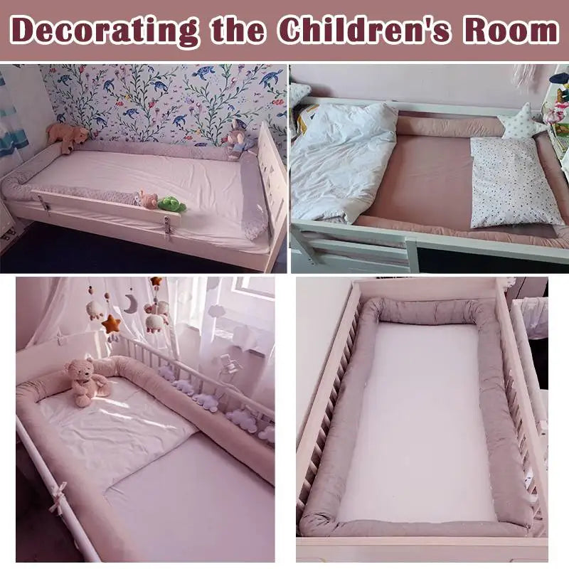 Pare-chocs de Lit pour Bébé - Protection Douce et Élégante