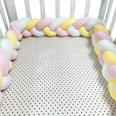 Tresse de Lit - BraidCushion™ - Blanc Jaune Rose