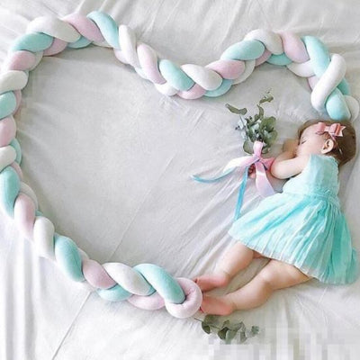 Tresse de Lit - WrapNest™ - Blanc Rose Vert